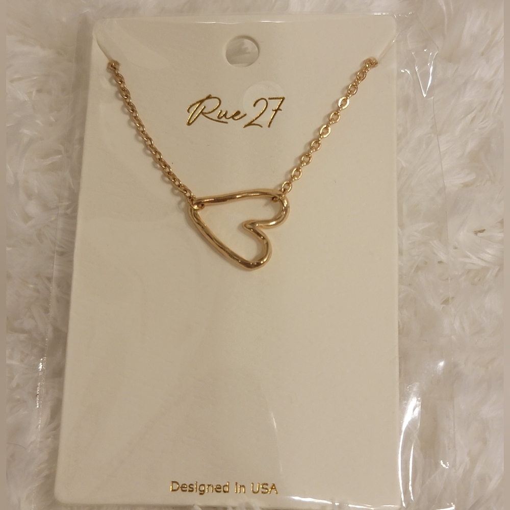 New heart necklace